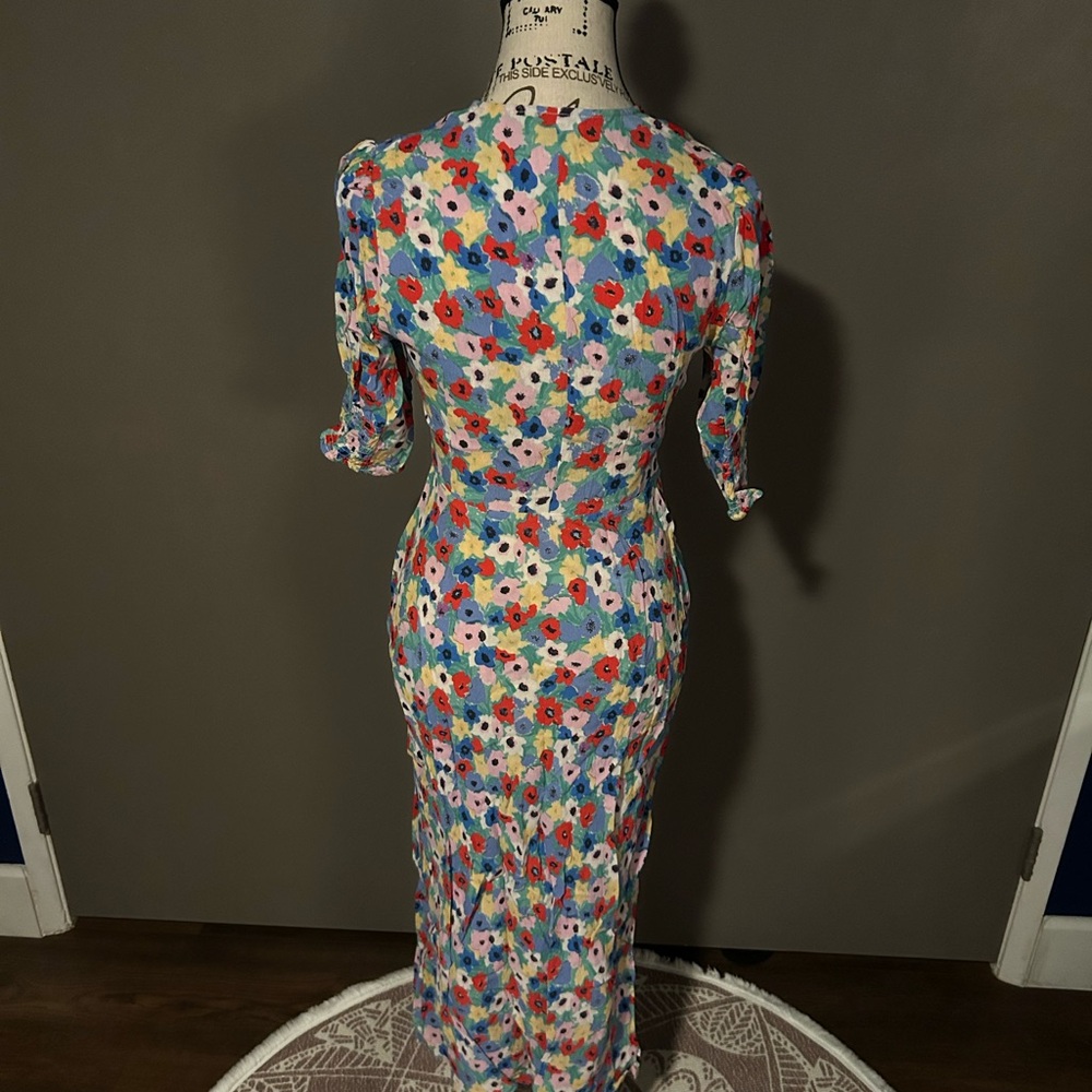 RIXO Floral Multicolor Dress - Picture 2 of 3